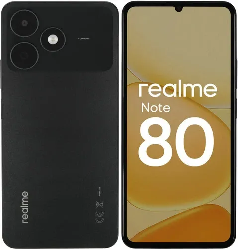 Realme Note 80, 4/128 ГБ, Black, черный