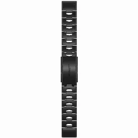 Ремешок Garmin QuickFit Band, 22 мм, Vented Titanium Bracelet with Carbon Gray DLC Coating