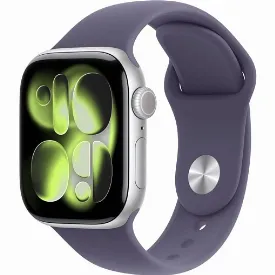 Умные часы Apple Watch Series 11 46 мм, M/L 140-245 мм, Silver Aluminium Case Purple Fog Sport Band