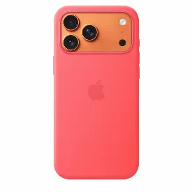 Чехол Apple iPhone 17 Pro Max Silicone Case Bright Guava, гуава MHW64