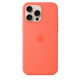 Чехол Apple iPhone 16 Pro Max Silicone Case Tangerine, оранжевый MDGX4