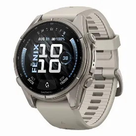 Умные часы Garmin Fenix 9, 43 мм, AMOLED Titanium Fog Gray