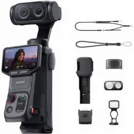 Cтабилизатор для смартфона Insta360 Luna Ultra Fill Light Bundle, Cosmic Black