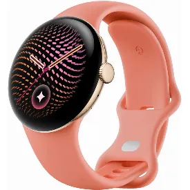 Смарт-часы Google Pixel Watch 5 41 mm WiFi, Champagne Gold/Canyon, Розовый