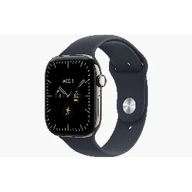 Умные часы Apple Watch Series 12 42 мм, Natural Titanium, Navy Blue Sport Band, M/L