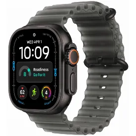 Часы Apple Watch Ultra 4 49 мм, Black Titanium Translucent Black Ocean Band