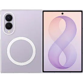 Чехол Galaxy Z Fold 8 Clear Magnet Case