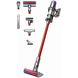 Пылесос Dyson V11 Fluffy SV15, Nickel\Red, красный