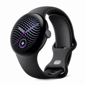 Смарт-часы Google Pixel Watch 5 45 mm WiFi, Matte Black/Obsidian, Черный