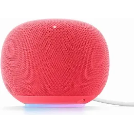 Умная колонка Google Home Speaker, Berry Coral, розовый