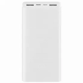 Внешний аккумулятор Xiaomi Power Bank 3 (PLM18ZM), 20000 mAh, White, белый