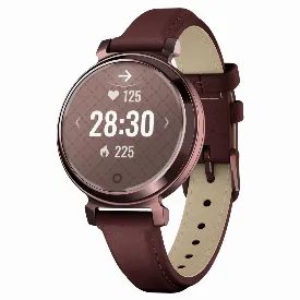 Умные часы Garmin Lily 2 Classic, Dark Bronze/Mulberry Leather Band