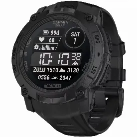 Умные часы Garmin Instinct 3, 50 мм, Solar Tactical Edition, Black, черный