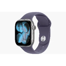 Умные часы Apple Watch Series 11 42 мм, M/L 140-245 мм, Space Gray Aluminium Case Purple Sport Band