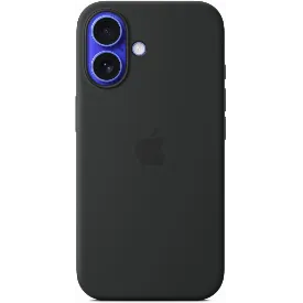Чехол Apple iPhone 16 Silicone Case, Black, черный MYY13