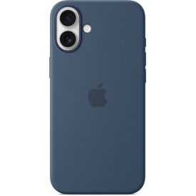 Чехол Apple iPhone 16 Plus Silicone Case Denim, синий MYYA3