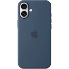 Чехол Apple iPhone 16 Plus Silicone Case Denim, синий MYYA3