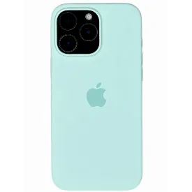 Чехол Apple iPhone 16 Pro Max Silicone Case Aquamarine, светло-голубой MDGY4