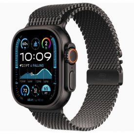 Apple Watch Ultra 2 2024 49 мм, L, Black Titanium Case with Black Milanese Loop