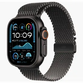 Apple Watch Ultra 2 2024 49 мм, L, Black Titanium Case with Black Milanese Loop