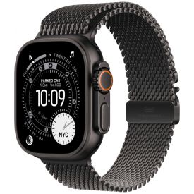 Часы Apple Watch Ultra 3 49 мм, Black Titanium Milanese Loop Black L