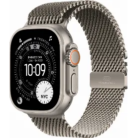 Часы Apple Watch Ultra 3 49 мм, Natural Titanium Milanese Natural Loop M