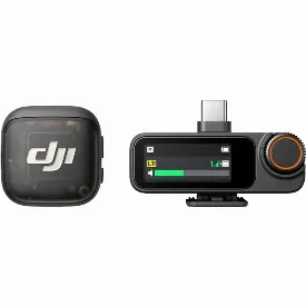 Беспроводной микрофон DJI Mic 3 (1TX + 1RX), Black, черный