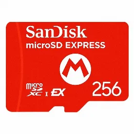 Карта SanDisk microSD Express для Nintendo Switch 2, 256 Гб
