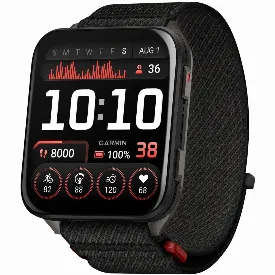 Часы Garmin Venu X1, черный с ремешком ComfortFit