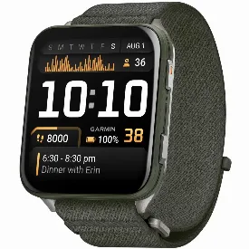 Часы Garmin Venu X1, серый с ремешком ComfortFit