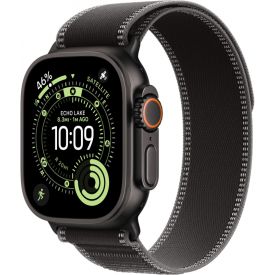 Часы Apple Watch Ultra 3 49 мм, Black Titanium Case with Black/Charcoal Trail Loop (M/L)