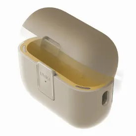 Чехол Uniq CLYDE для Airpods Pro 2, Ivory Yellow, бежевый