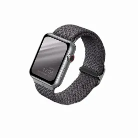 Ремешок Uniq Aspen Strap Braided для Apple Watch 41/40/38 мм, Gray, серый