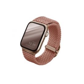 Ремешок Uniq Aspen Strap Braided для Apple Watch 49/45/44/42 мм, Pink, розовый