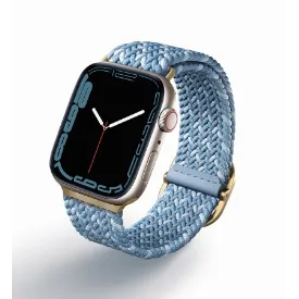 Ремешок Uniq Aspen DE Strap Braided для Apple Watch 41/40/38 мм, Blue, синий