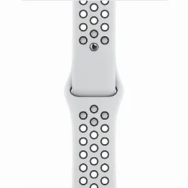 Ремешок AW 45 Pure Platinum/Black Nike Sport Band