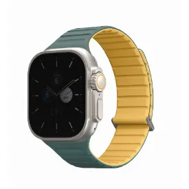 Ремешок Uniq REVIX EVO для Apple Watch 49/45/44/42 мм, Green Yellow, зеленый/желтый