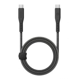 Кабель EnergEA Flow USB 2.0, USB-C to USB-C 480MBPS, 240W 3м, черный