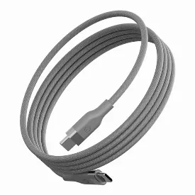 Кабель EnergEA HELIX Magnetic USB-C to USB-C 100W 480 Mbps 1.5м, титан