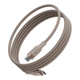 Кабель EnergEA HELIX Magnetic USB-C to USB-C 100W 480 Mbps 1.5м, золотой