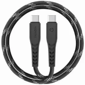 Кабель EnergEA NyloFlex USBC to USBC 480Mbps 5A 1.5м, черный