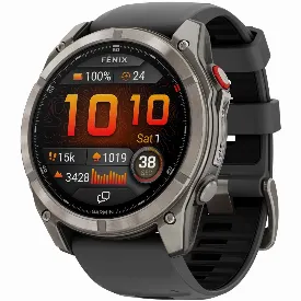 Умные часы Garmin Fenix 8 Pro, 51 мм, AMOLED Sapphire Titanium Graphite/Black