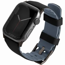 Ремешок Uniq LINUS для Apple Watch 49/45/44/42 мм, Black, черный