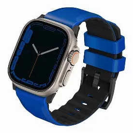 Ремешок Uniq LINUS для Apple Watch 49/45/44/42 мм, Blue, синий