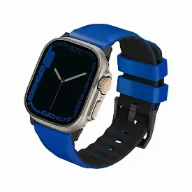 Ремешок Uniq LINUS Airosoft silicone для Apple Watch 49/45/44/42 мм, Blue, синий