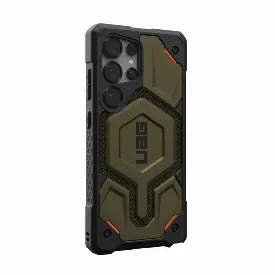 Чехол UAG Monarch Pro с MagSafe для Samsung Galaxy S25 Ultra, Kevlar Element Green, зеленый (21446111397B)