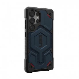 Чехол UAG Monarch Pro с MagSafe для Samsung Galaxy S25 Ultra, Kevlar Mallard, синий (214461113955)