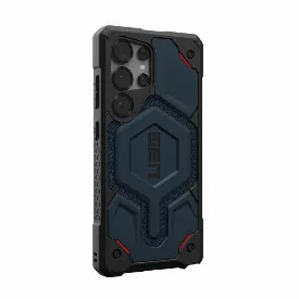 Чехол UAG Monarch Pro с MagSafe для Samsung Galaxy S25 Ultra, Kevlar Mallard, синий (214461113955)