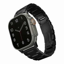 Ремешок Uniq OSTA для Apple Watch 49/45/44/42 мм, Black, черный