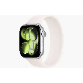 Умные часы Apple Watch Series 11 42 мм, Silver Aluminium Case Light Blush Solo Loop, Size 4